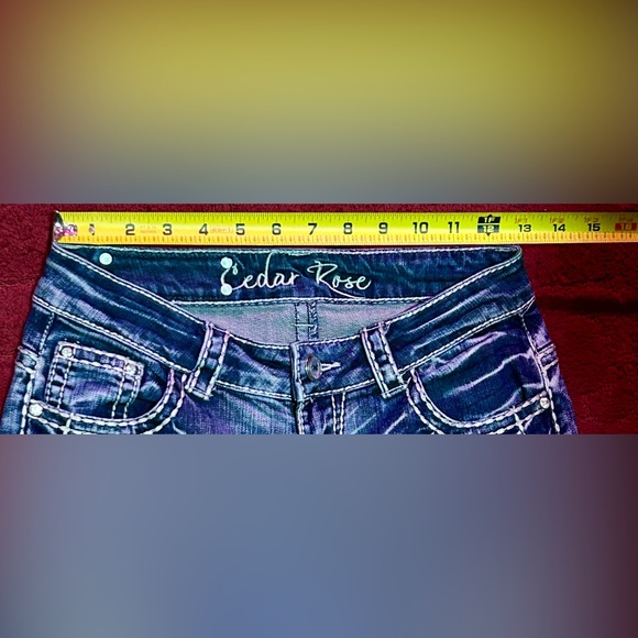 🌟🌟EUC🌟🌟 ROSE BOOT CUT SIZE 26/34 Classic Woman’s Blue Jeans - Picture 13 of 13